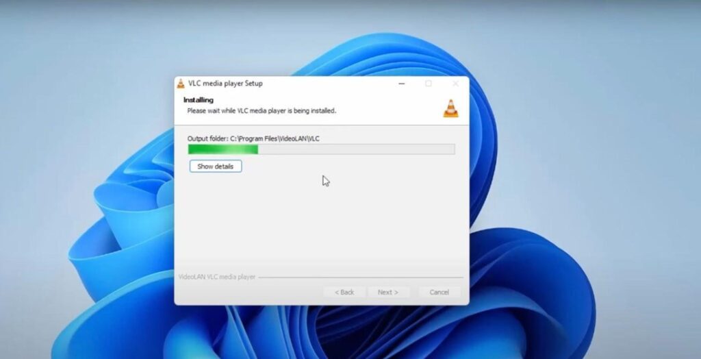 VLC telepítés Windows operációs rendszeren