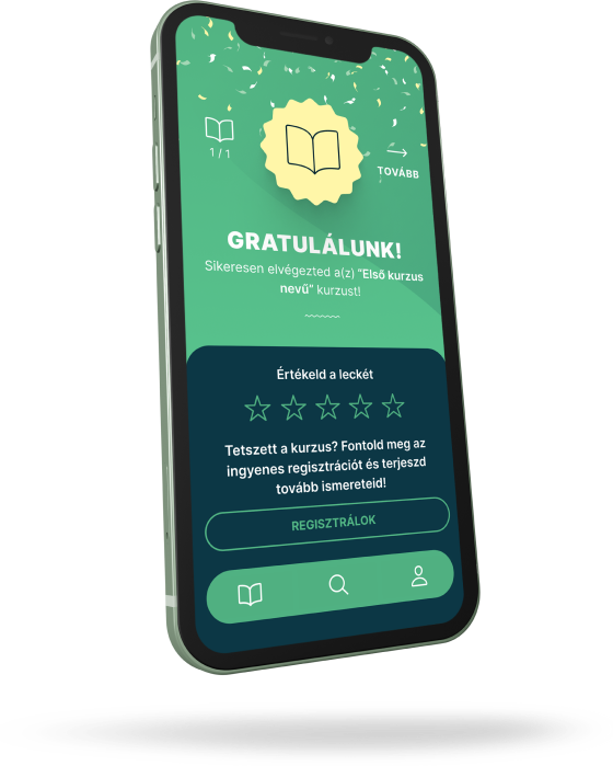Telefon az EcoLogi applikációval